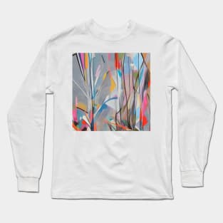 Wild Grass Abstract Long Sleeve T-Shirt